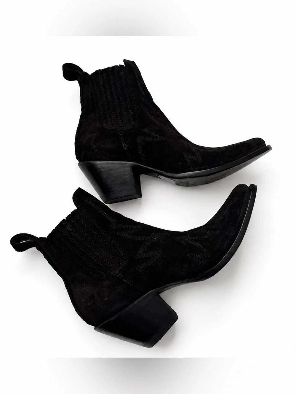 Old Gringo Vadia Black Leather Chelsea Booties 7.5 New With Box
